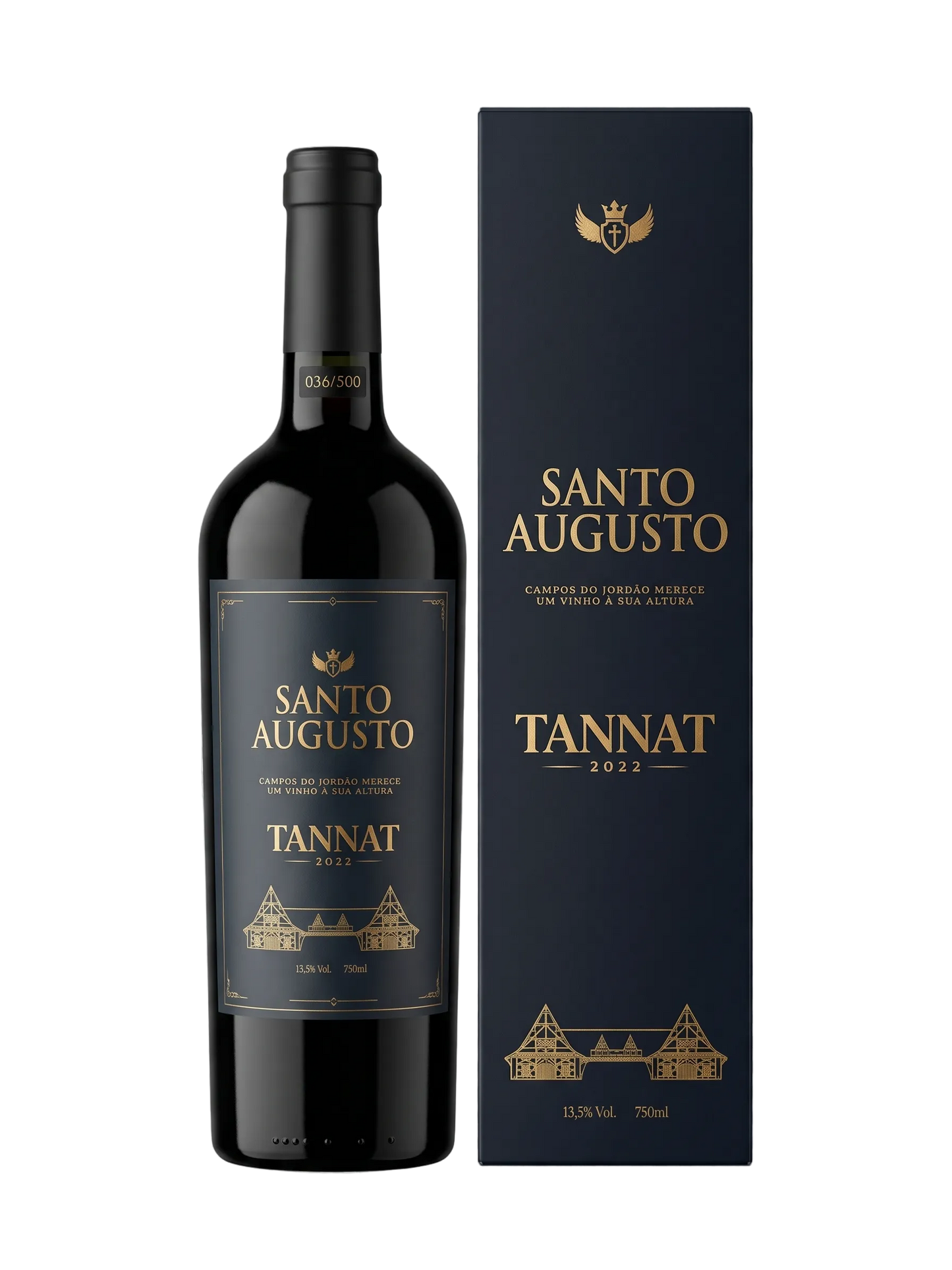 Vinho Fino Santo Augusto - Tannat 2022 (750ml)